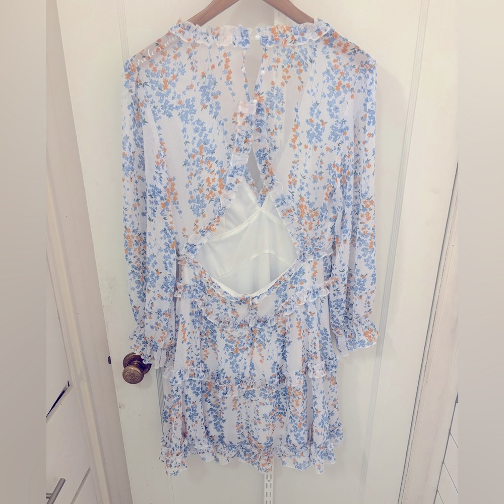 White Floral Dress